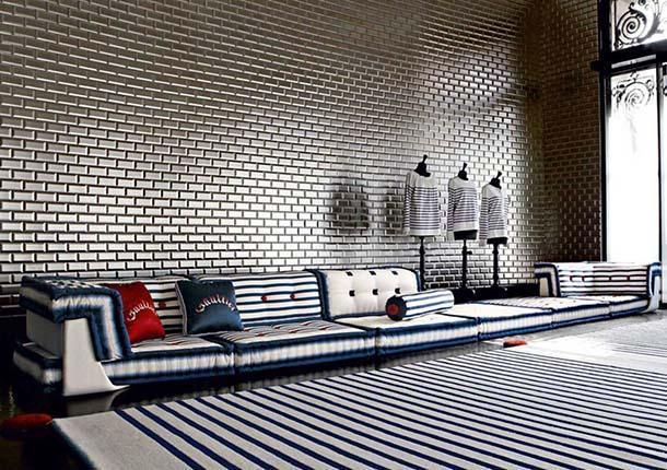 sofà etnico: www.roche-bobois.com